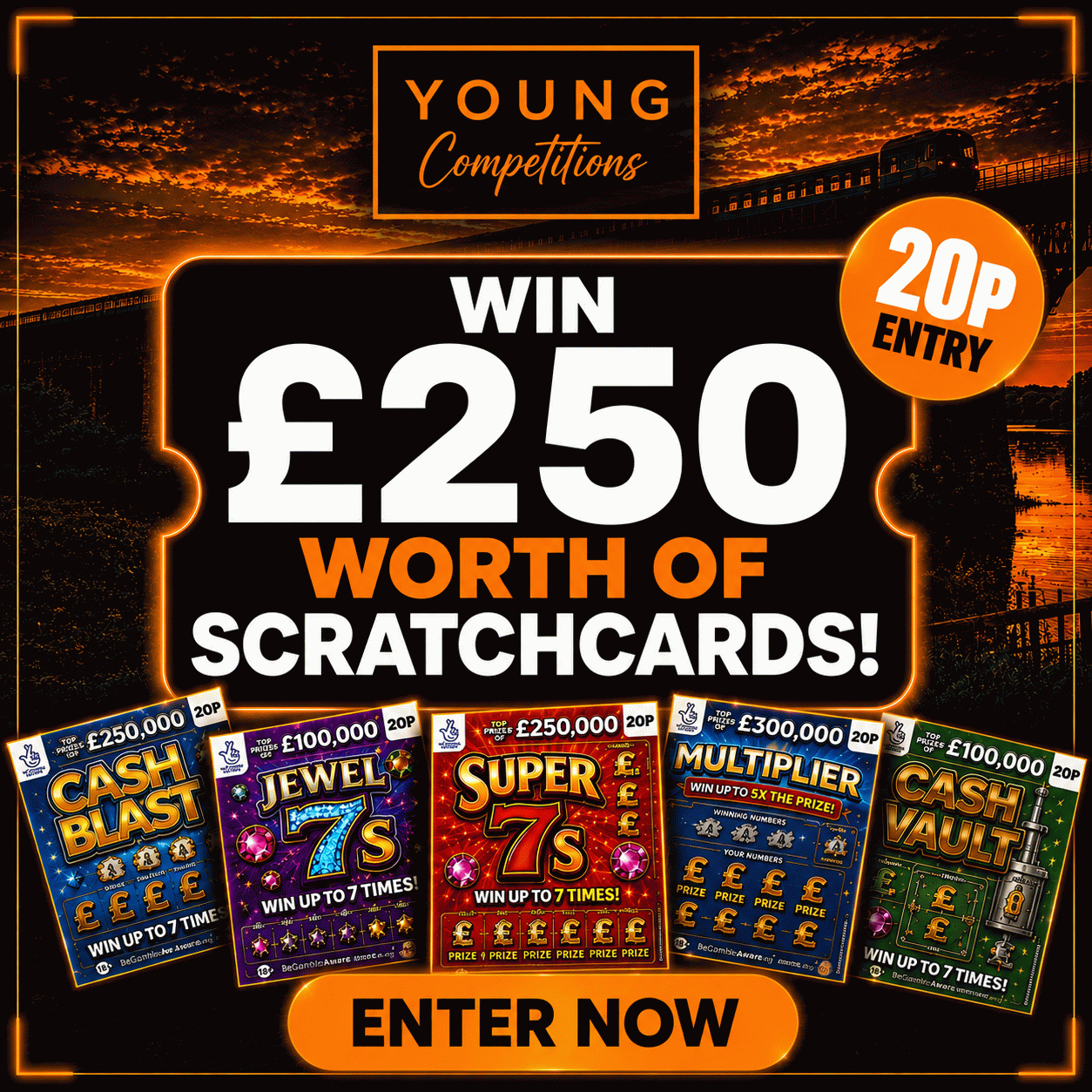 £250 SCRATCHCARDS