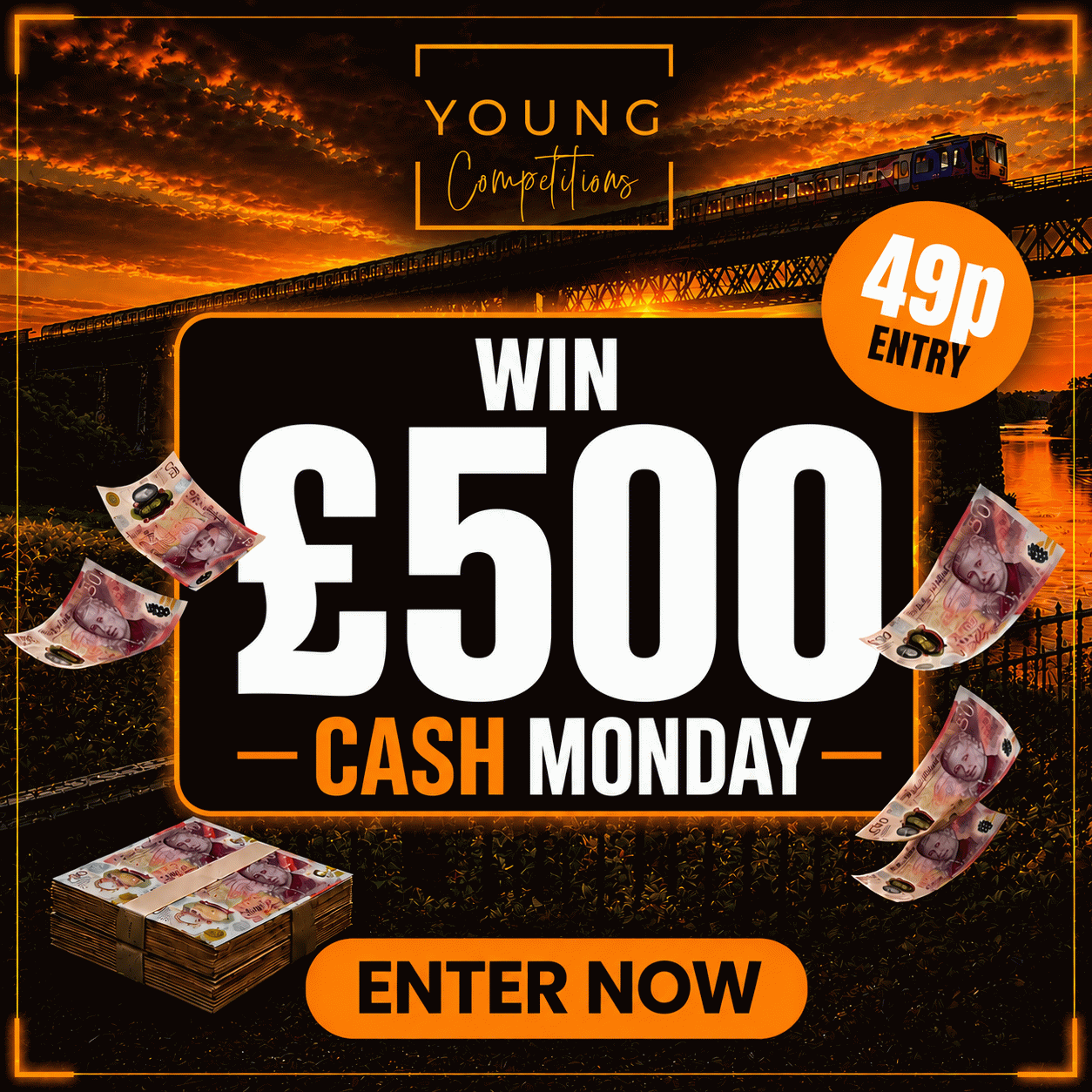 £500 CASH MONDAY