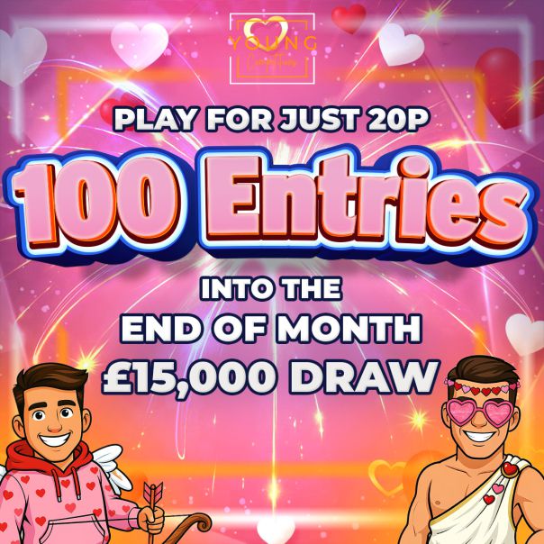 20P Mini Draw - 100 Entries to £15K
