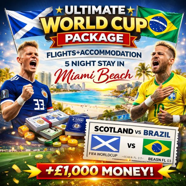 Scotland vs Brazil World Cup Package
