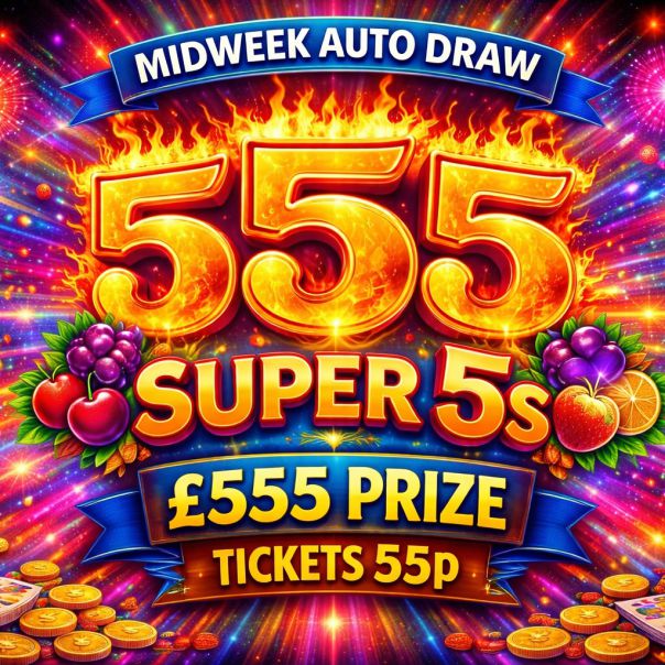 FLAMING 5s  £555 Auto Draw