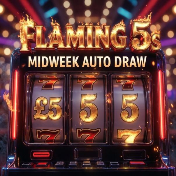 FLAMING 5s  £555 Auto Draw