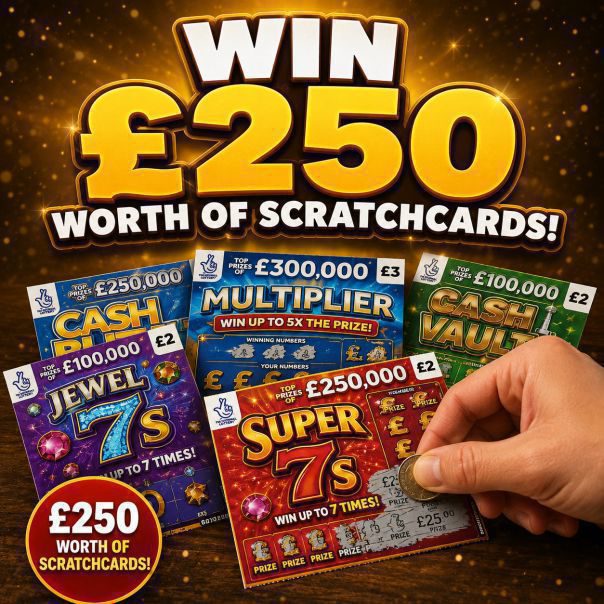 £250 SCRATCHCARDS