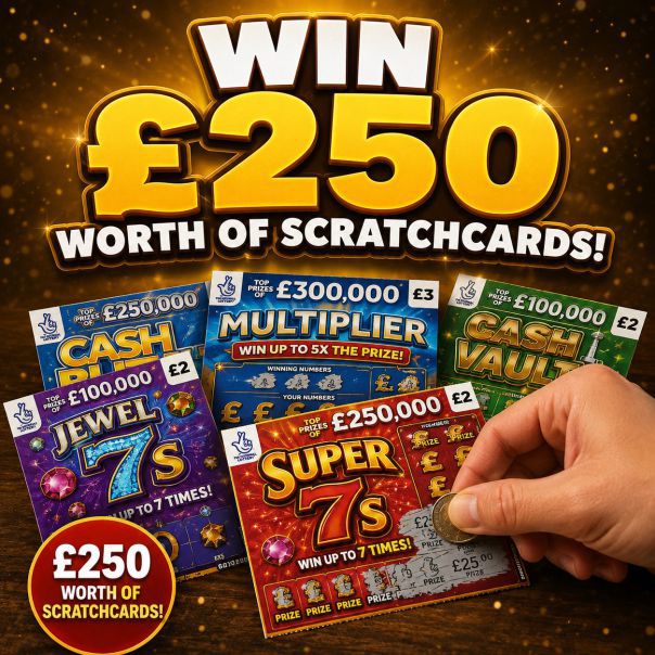 £250 SCRATCHCARDS