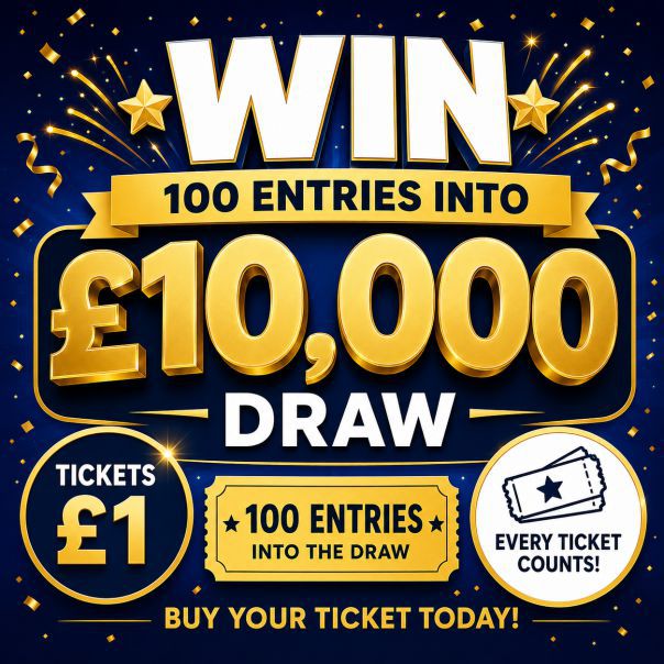 £1 Mini Draw - 100 Entries to £10K